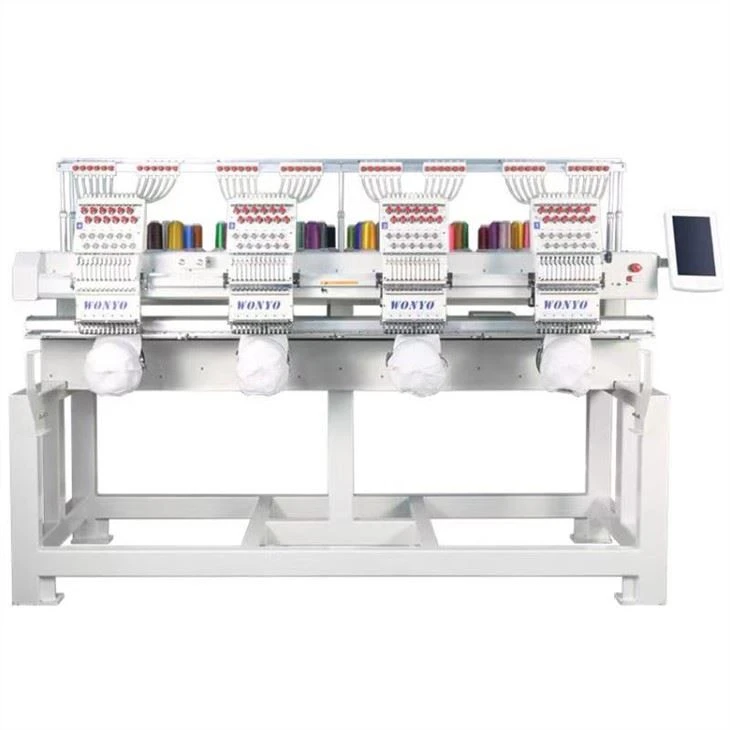 4 Lub Taub Hau Computer Paj Ntaub Tshuab Rau Lub Cev T-shirt Paj Ntaub