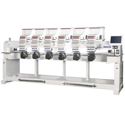 Newest Paj Ntaub Tshuab Computerized 6 Lub Taub Hau